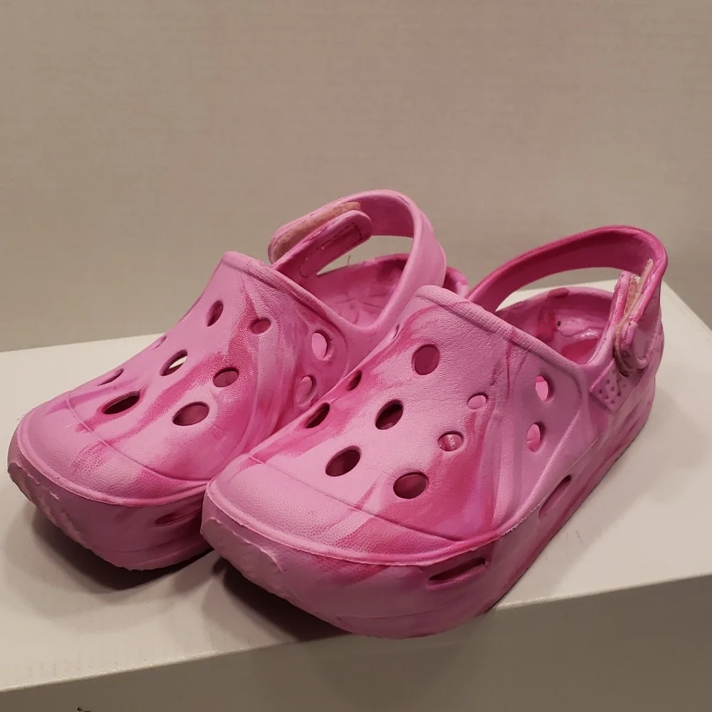 Pink Clog Sandals - Girls‎ Size 13